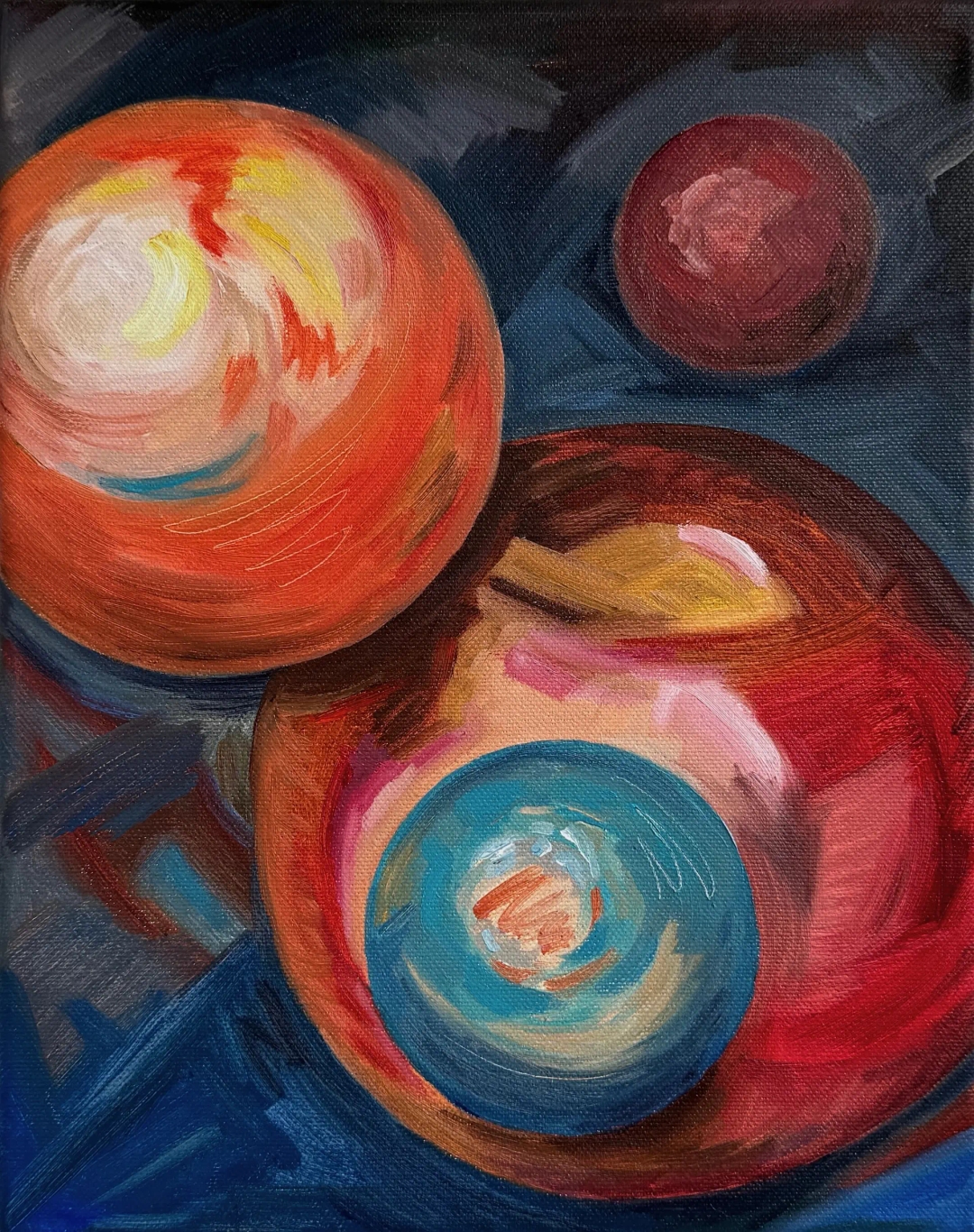 THE MINDS EYE, 24 X 30 CM, OIL ON CANVAS, 2024