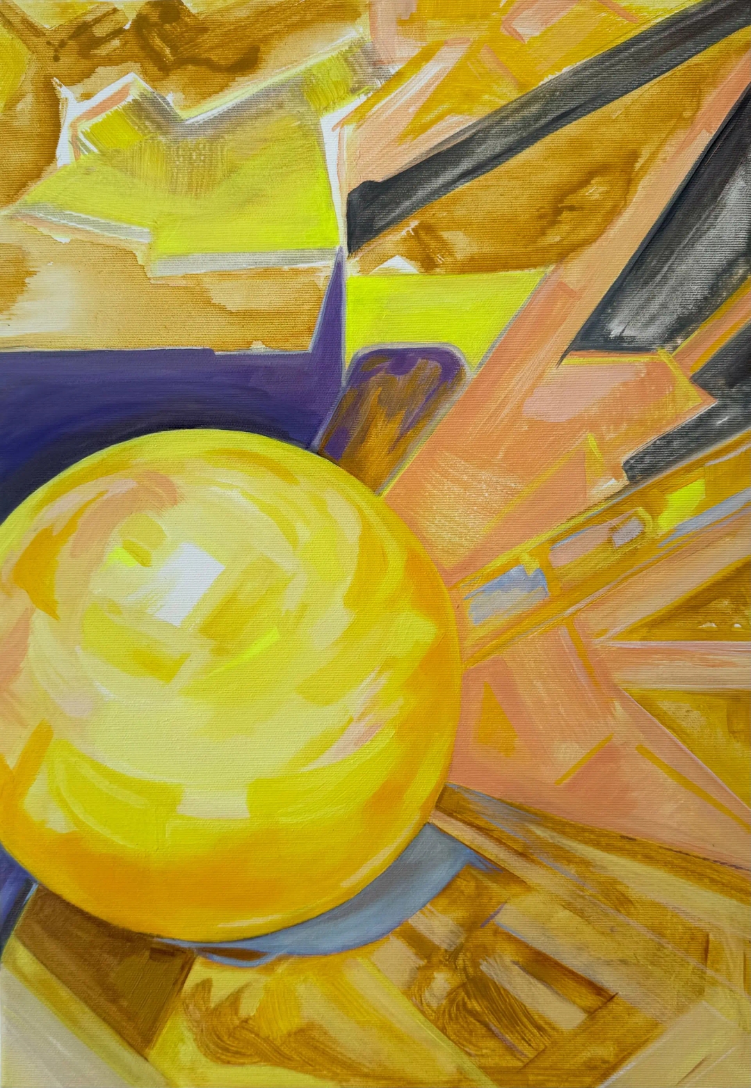 SUPERNOVA,35 X 50 CM, ACRYLIC ON CANVAS, 2024